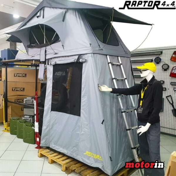 Tenda de Tejadilho “Raptor 4×4” Modelo Soft Top L com Anexo