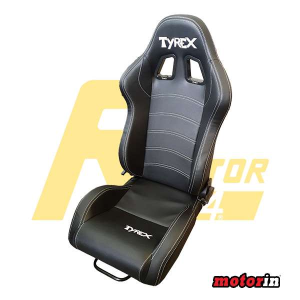 Baquet Tyrex “Total Black” em Pele Sintética