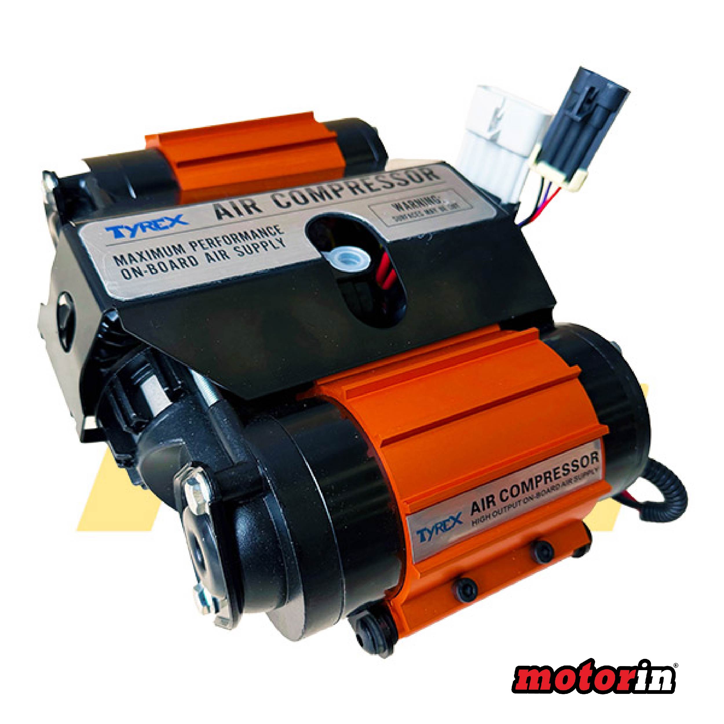 Compressor de Duplo Motor "Tyrex" para Bloqueios e Enchimento de Pneus