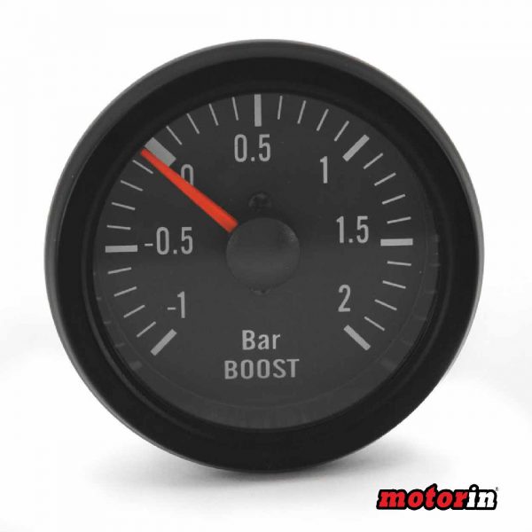 Manómetro Estilo VDO “52mm” Pressão do Turbo 2 Bar