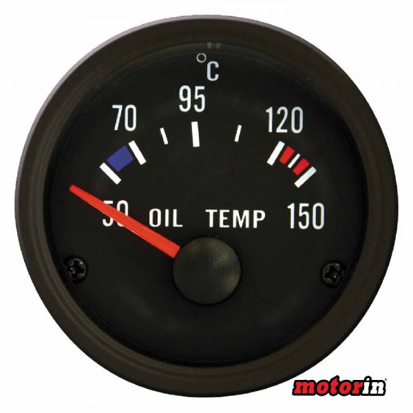 Manómetro Estilo VDO “52mm” Temperatura do Óleo