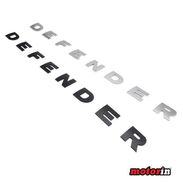 Legenda de Capot em Relevo “Defender” Land Rover Defender
