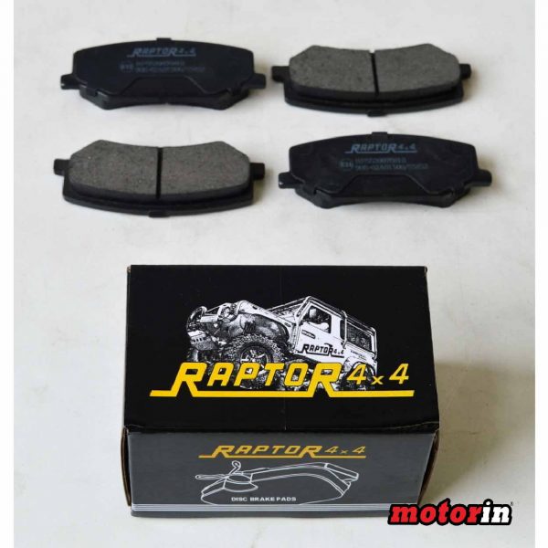 Kit Pastilhas de Travão Dianteiras “Raptor 4×4” Suzuki Jimny