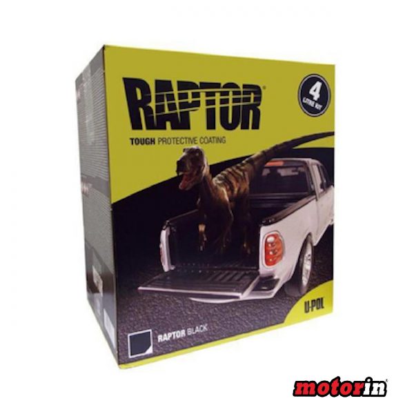Kit de Tinta Raptor Liner “U-Pol” Preto