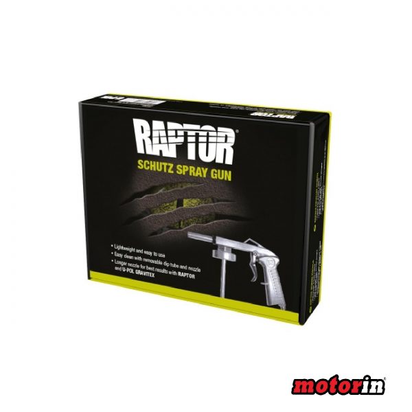 Pistola Standard de Aplicação Tinta Raptor “U-Pol” Anti Gravilha