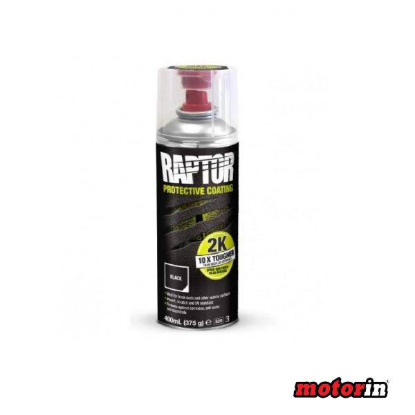 Raptor Spray Bedliner “U-Pol” Preto 2K 400ml