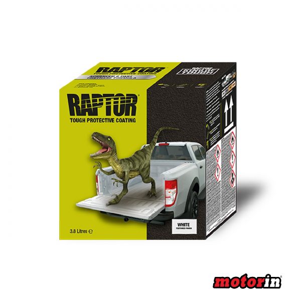 Kit de Tinta Raptor Liner “U-Pol” Branco 4 Litros