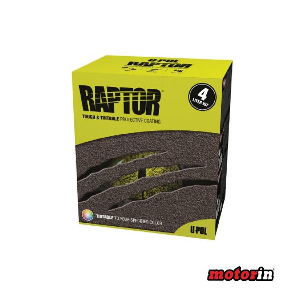 Kit de Tinta Raptor Liner “U-Pol” Tintável com Escolha da Cor