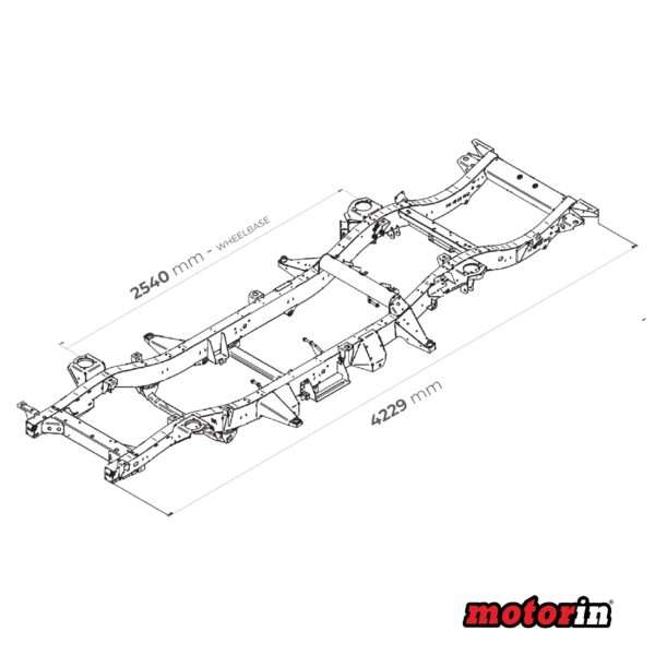 Chassis Galvanizado Land Rover Discovery 2 TD5