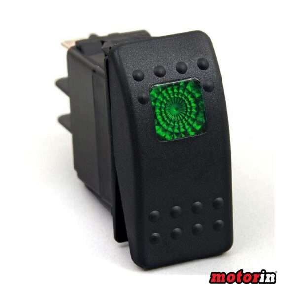 Botão Interruptor ON/OFF “Daystar” Verde