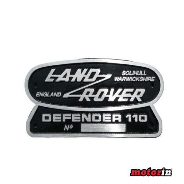 Legenda Traseira Land Rover Defender 110