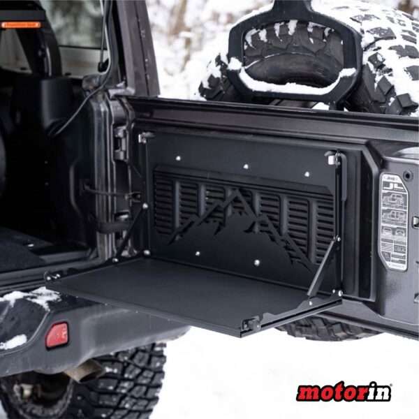 Mesa da Porta Traseira Drop Down “Ex-Gear” Jeep Wrangler JK / JL