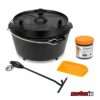 Kit Starter Panela de Fogo "Petromax" Forno Holandês FT9 com Pés