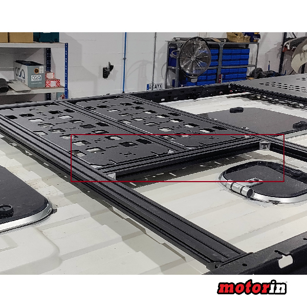 Barra Transversal Multiusos “ACAYX” para Grades de Tejadilho ou Bed Racks