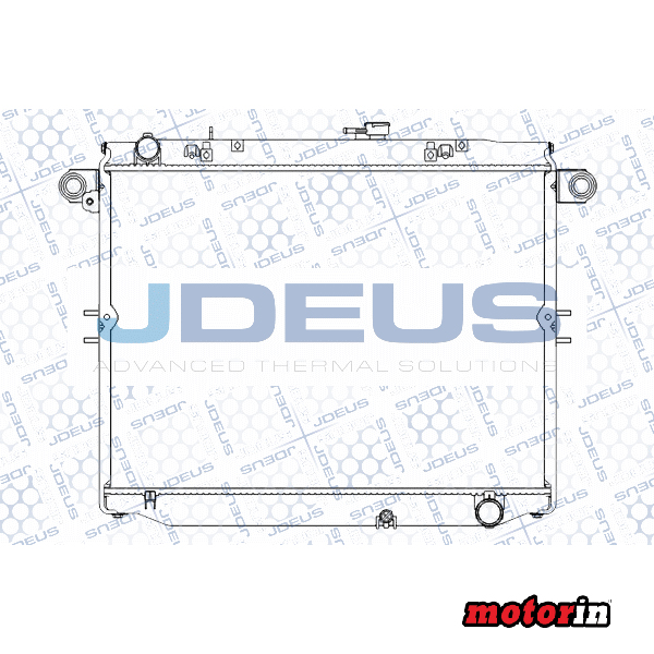 Radiador de Motor “JDEUS” Toyota Land Cruiser HDJ100 4.2TD 1998 a 2007