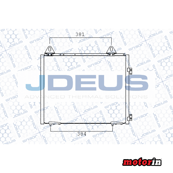 Condensador do Ar Condicionado “JDEUS” Land Rover Freelander 1