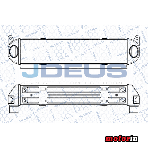 Intercooler “JDEUS” Land Rover Discovery 3 e 4  2.7TD