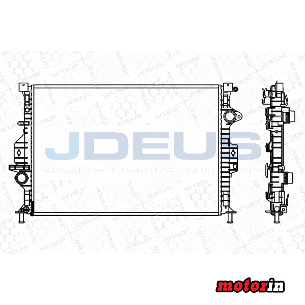 Radiador de Arrefecimento do Motor “JDEUS” Range Rover Evoque