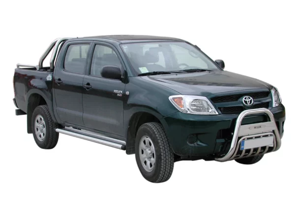 Estribos Planos em Alumínio "Tessera 4x4" Toyota Hilux Vigo Cabine Simples - Image 3