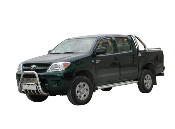 Estribos Planos em Alumínio "Tessera 4x4" Toyota Hilux Vigo Cabine Simples - Image 4