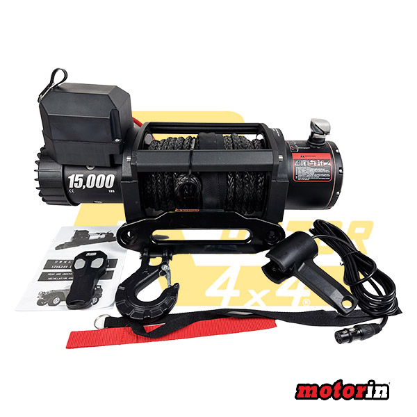 Guincho Tyrex 15000LB Black Edition “High Power” 12V Cabo de Plasma