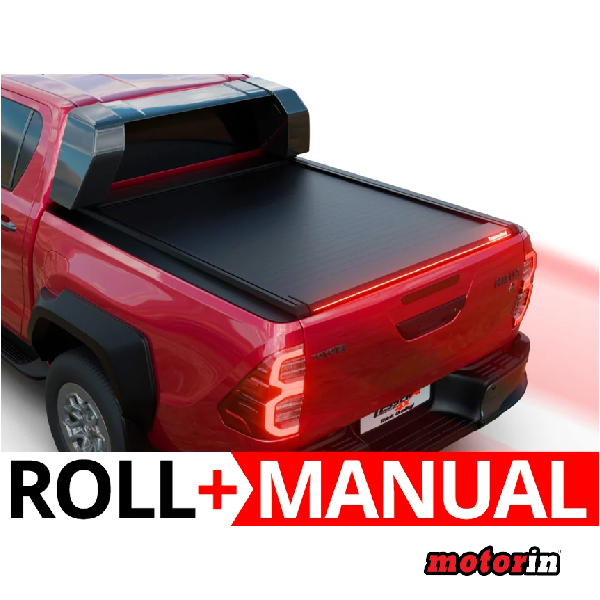 Cobertura Top Roll+ Manual “Tessera 4×4” Toyota Hilux Revo GRII Cabine Dupla 2025+