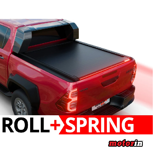 Cobertura Top Roll+ Manual com Mola “Tessera 4×4” Toyota Hilux Revo GRII Cabine Dupla 2025+