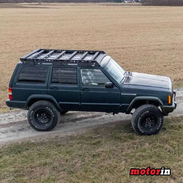 Grade de Tejadilho Slim em Alumínio “IOD Performance” Jeep Cherokee XJ 1997 a 2001