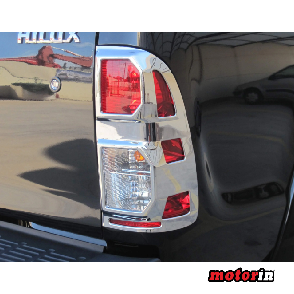 Grelhas Decorativas dos Farolins Traseiros “Tessera 4×4” Toyota Hilux Vigo 2012 a 2016