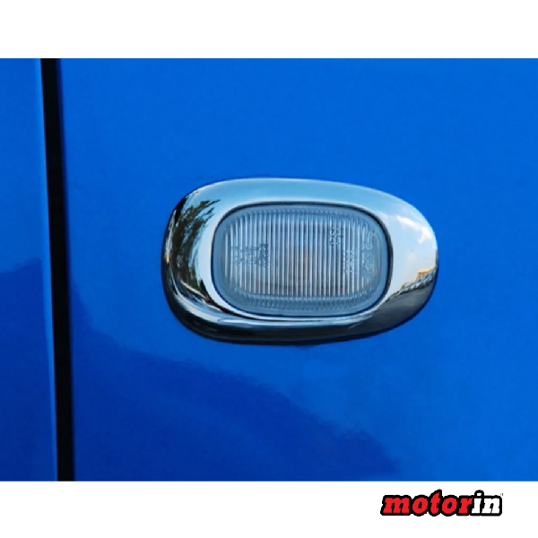 Molduras Decorativas dos Piscas Laterais “Tessera 4×4” Toyota Hilux Vigo 03/2005 a 06/2016