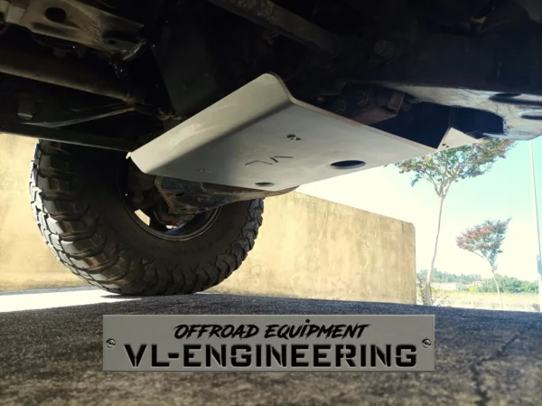 Kit Completo de Proteções em Alumínio 6 e 8mm "VL Engineering" Mitsubishi Pajero 2 Curto - Image 5