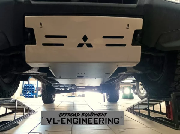 Kit Completo de Proteções em Alumínio 8mm "VL Engineering" Mitsubishi Pajero 3 V60 Longo - Image 8