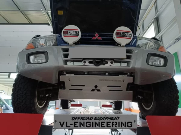 Kit Completo de Proteções em Alumínio 8mm "VL Engineering" Mitsubishi Pajero 3 V60 Longo - Image 2