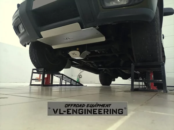 Proteção Frontal em Alumínio de 8mm "VL Engineering" Land Rover Discovery 2 - Image 2