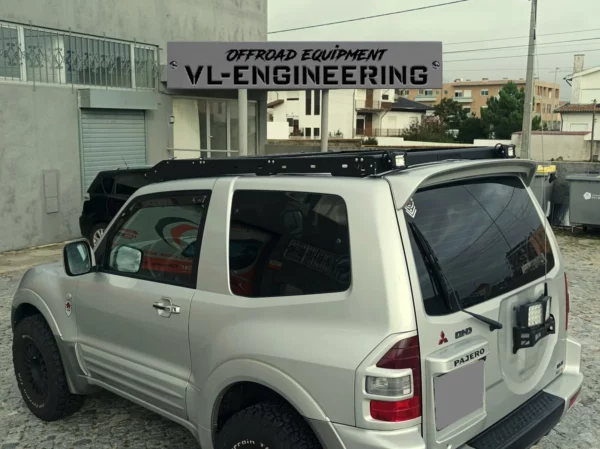 Grade de Tejadilho em Alumínio "VL Engineering" Mitsubishi Pajero 3 V60 Curto - Image 5