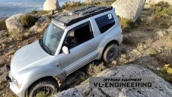 Grade de Tejadilho em Alumínio "VL Engineering" Mitsubishi Pajero 3 V60 Curto - Image 2