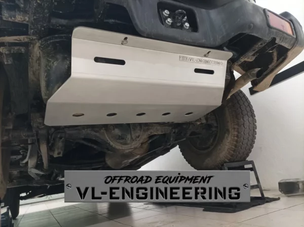 Kit Completo de Proteções em Alumínio 6 e 8mm "VL Engineering" Mitsubishi Pajero 2 Curto (Versão Abas Largas) - Image 4