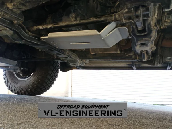 Kit Completo de Proteções em Alumínio 6 e 8mm "VL Engineering" Mitsubishi Pajero 2 Curto (Versão Abas Largas) - Image 6