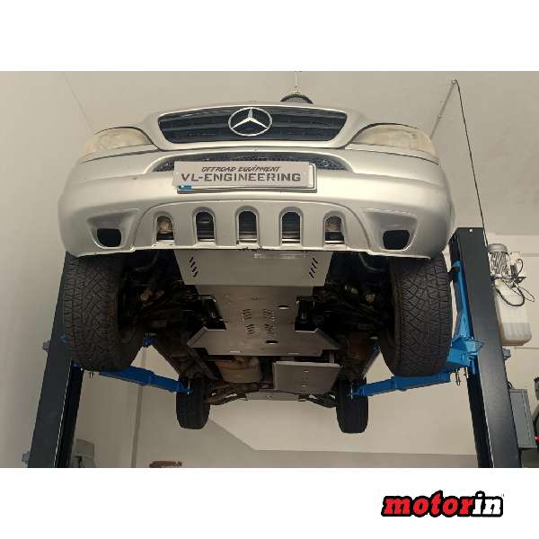 Kit Completo de Proteções em Alumínio 6 e 8mm “VL Engineering” Mercedes ML 270