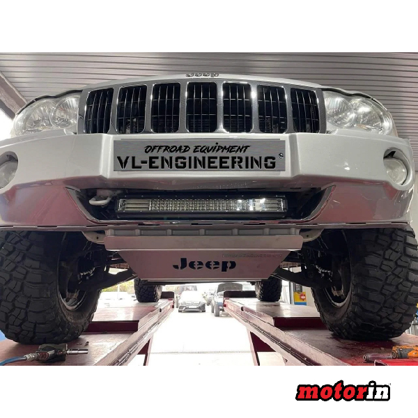 Kit Completo de Proteções em Alumínio 6mm “VL Engineering” Jeep Grand Cherokee WK 2005 a 2010