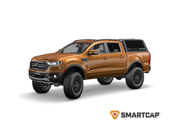 Hard-Top EVOs Sport Preto "Smartcap" Ford Ranger Cabine Dupla 2012 a 2022 - Image 2
