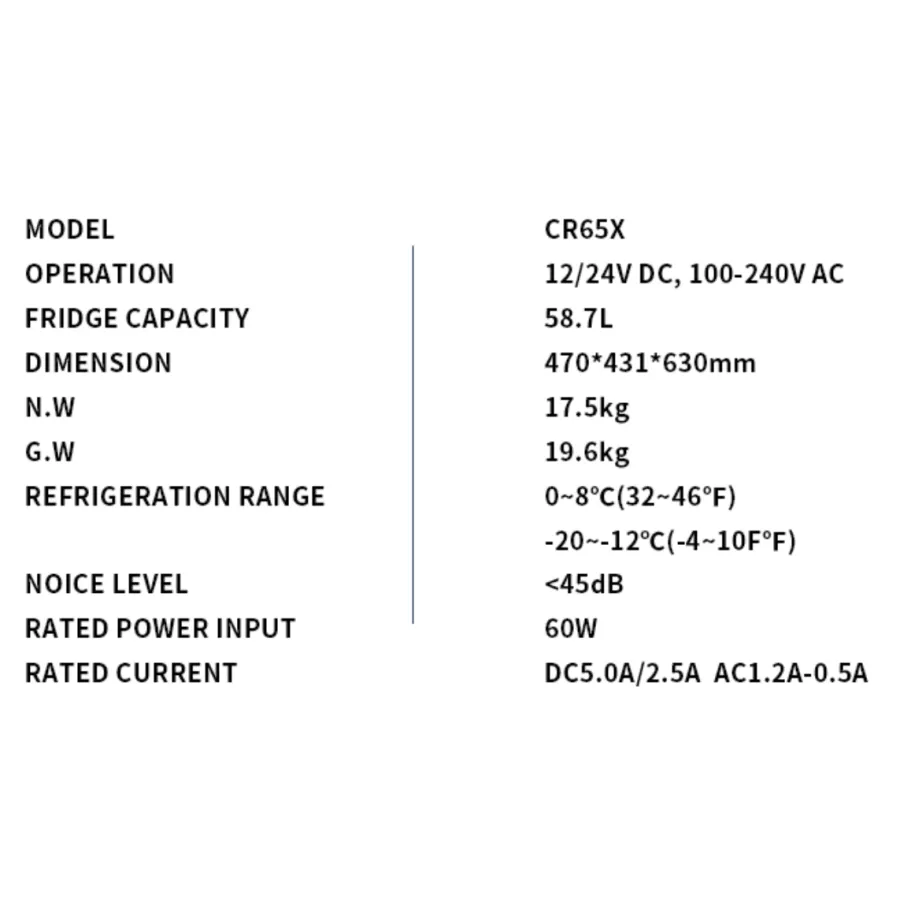 Arca Frigorífica Alpicool "65 Litros" CR65X - Image 8