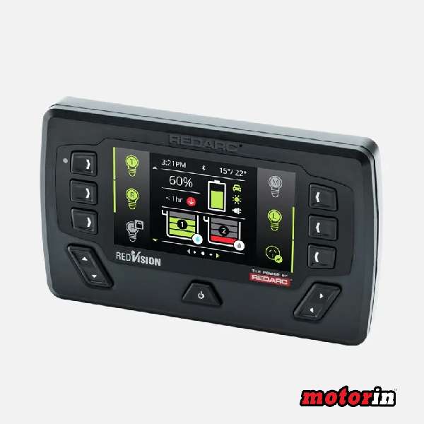 Sistema de Gestão de Baterias “Redarc” Display Redvision 4.3