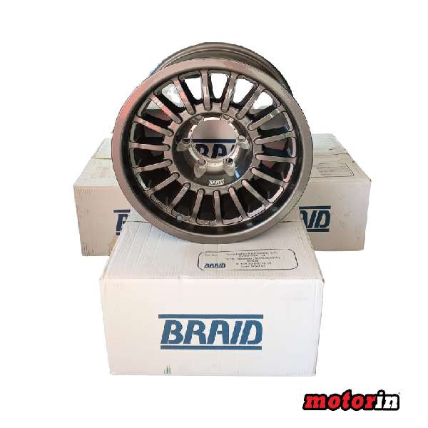 OUTLET: Set de 4 Jantes em Alumínio “Braid” Winrace T / 8X16 / ET -25 / Furação Japonesa