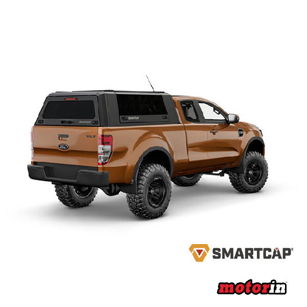 Hard-Top EVOs Sport Preto “Smartcap” Ford Ranger Extra Cab 2012 a 2022
