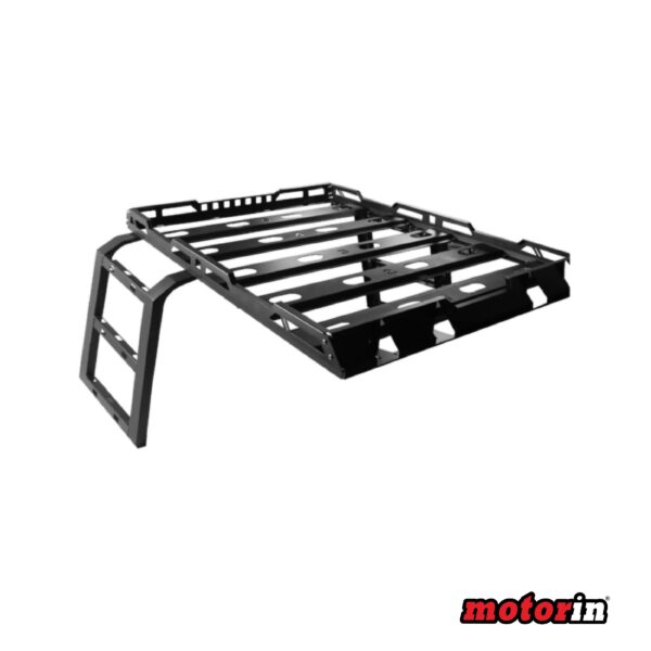 Grade de Tejadilho em Alumínio com Escada Jeep Wrangler JK 2007 a 2018