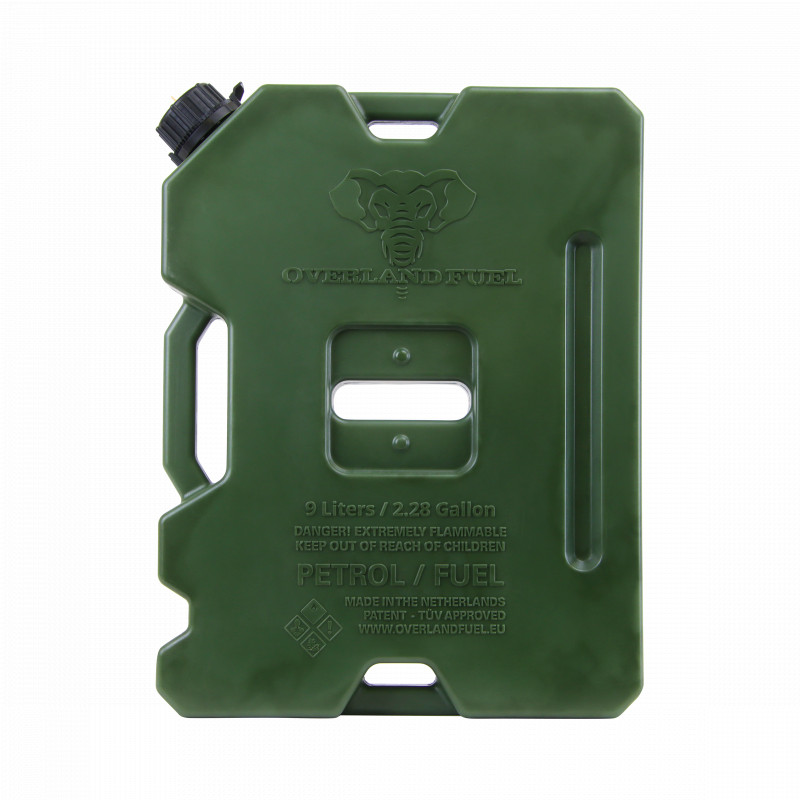 Jerrycan HD de Combustível em Verde Militar "Overland Fuel" 9 L - Garantia Vitalícia - Image 2