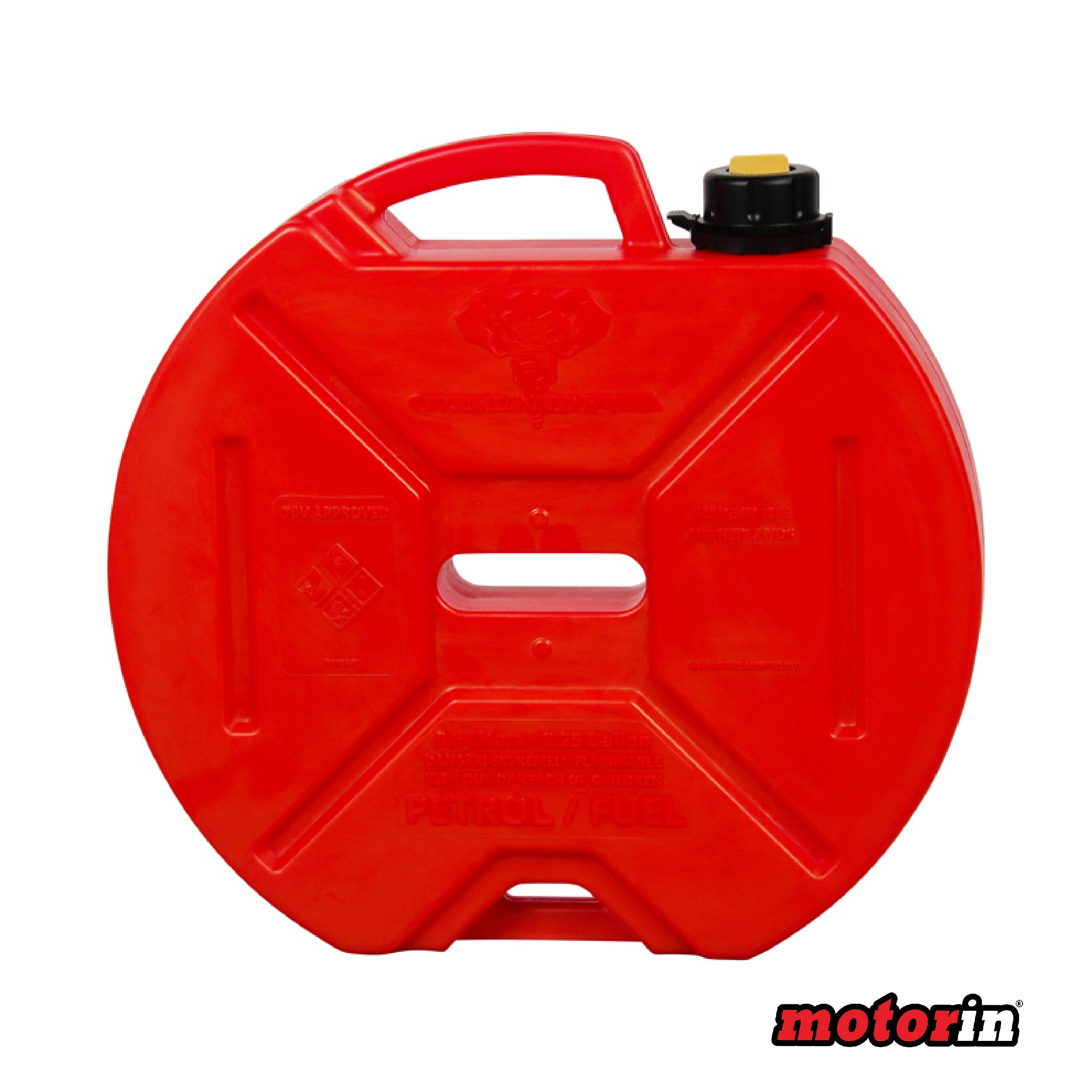 Jerrycan HD de Combustível em Vermelho "Overland Fuel" 8.5 L - Garantia Vitalícia