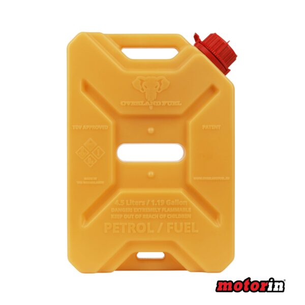 Jerrycan HD de Combustível em Amarelo Sahara “Overland Fuel” 4.5 L – Garantia Vitalícia