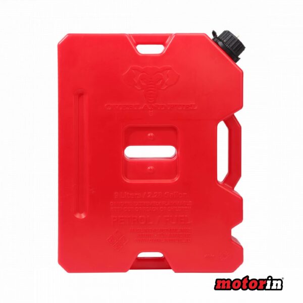 Jerrycan HD de Combustível em Vermelho “Overland Fuel” 9 L – Garantia Vitalícia